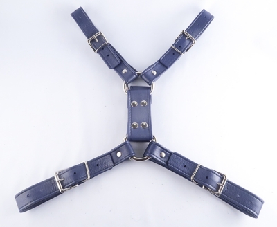 Playdate Chest Harness purple bondage by ASLAN Leather